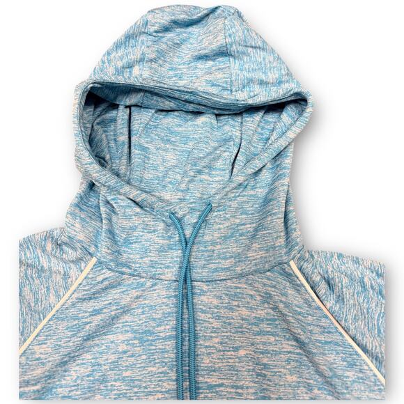 NWOT Under Armour HeatGear Women’s Hooded Pullover – XL – Blue Heather - Picture 4 of 10
